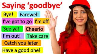 SAYING GOODBYE IN ENGLISH  Formal amp informal  Learn with examples amp quiz [upl. by Smith]