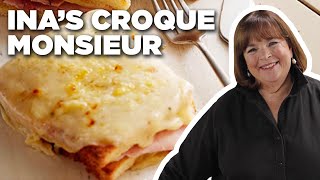 Ina Gartens Croque Monsieur  Barefoot Contessa  Food Network [upl. by Nwavahs699]