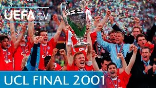 Bayern v Valencia 2001 UEFA Champions League final highlights [upl. by Myrvyn]