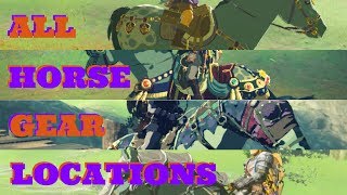 All Horse Saddle amp Bridle Locations Guide Zelda BOTW [upl. by Richardo86]