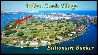 Indian Creek Island Miamis Billionaire Bunker by Drone [upl. by Canfield]