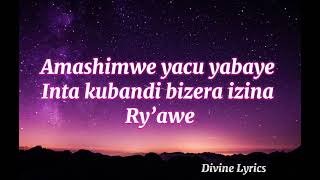 YAMISI  Alvella Muhimbare lyrics Video [upl. by Yrrat]