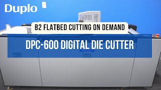 DPC600 Digital Die Cutter  Product Demo  Duplo USA [upl. by Nytsuj]