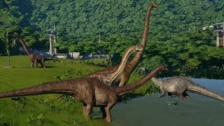 Jurassic World Evolution  All Biggest Dinosaurs 1080p 60FPS [upl. by Namwob]