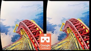 3D Roller Coasters S VR Videos 3D SBS Google Cardboard VR Experience VR Box Virtual Reality Video [upl. by Baumbaugh]