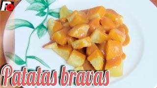 Patatas bravas auténticas  Recetas de cocina [upl. by Gnilyarg]