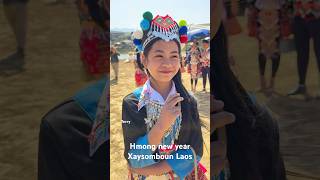 Hmong new year in Xaysomboun province Laos 2025 [upl. by Nivahb913]