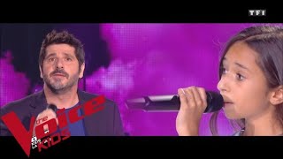 Véronique Sanson – chanson sur ma drole de vie Rebecca et Patrick Fiori  The Voice Kids [upl. by Yevol]