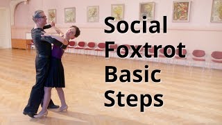 Social Foxtrot  Basic Steps for Beginners [upl. by Dukie]