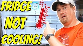 LG Fridge Not Cooling  Freezer Works EASY DIY FIX howto DIY repair [upl. by Llenel]