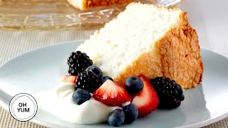 Professional Baker Teaches You How To Make ANGEL FOOD CAKE [upl. by Aliet]