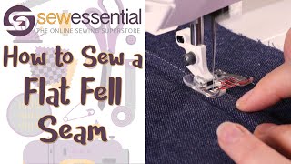 How to Sew a Flat Fell Seam [upl. by Susanetta902]