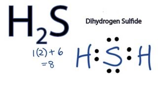 H2S Lewis Structure  How to Draw the Dot Structure for H2S [upl. by Beaulieu]