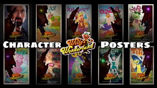 Willy’s Wonderland 2021  All Character Poster MiniTrailer Animations [upl. by Harrell]