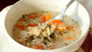 Panera Copycat Chicken and Wild Rice Soup [upl. by Rafa]