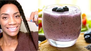 Thicker Faster HAIR GROWTH with THIS Juice  Natural Hair Care stop hair loss [upl. by Ymmit]