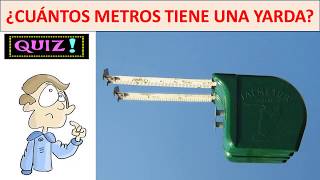 cuantos metros tiene una yarda [upl. by Ahsennek]