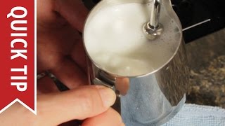 How to AutoFroth Milk for Lattes [upl. by Raamal]