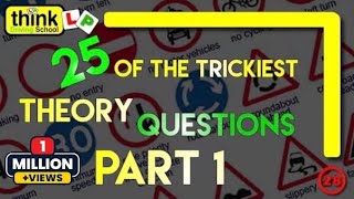 Driving Theory Test 2024 25 Of The Hardest Theory Questions How To Pass UK Theory Test Quiz Part 1 [upl. by Aicert990]