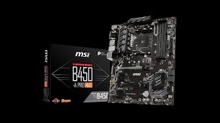 MSI B450A PRO MAX Motherboard Unboxing and Overview [upl. by Hersh]