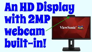 ViewSonic VG2440V 24Inch HD Monitor with 2MP Webcam  REVIEW [upl. by Wolgast]