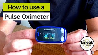 How To Use A Pulse Oximeter [upl. by Aihsinyt469]