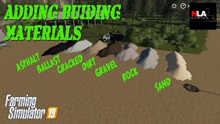 Farming Simulator 19  Modding Tutorial  Adding Building Materials [upl. by Signe]