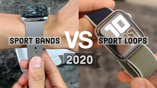 RECAP Apple Watch SPORT BANDS VS SPORT LOOPS [upl. by Lleynod]