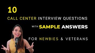 Call Center Interview Questions and Answers for Beginners [upl. by Chute]