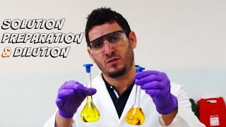 Lab Demonstration  Solution Preparation amp Dilution [upl. by Arlyne]