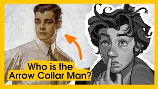 How to Draw Beautiful Men Like JC Leyendecker Lifestory  Drawing Process [upl. by Saraann745]