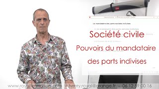 Société civile et démembrement de propriété répartition des pouvoirs usufruitier et nupropriétaire [upl. by Mark16]