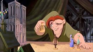 The Hunchback of Notre Dame 1996 Scene quotOut TherequotQuasimodos Song [upl. by Oznecniv]