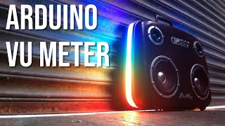 Arduino sound reactive VU meter WS2812B LEDs [upl. by Aix279]