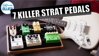 7 KILLER Overdrive Pedals You Might Not Know for a Fender Stratocaster [upl. by Nyliram410]