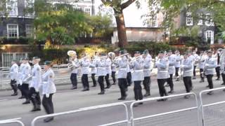 Beating retreat 2015 massed bands birdcage walk [upl. by Ainival]