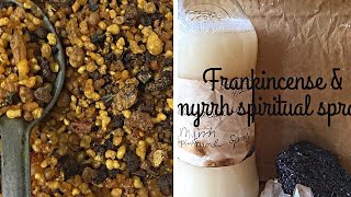 Frankincense and Myrrh spiritual water [upl. by Asiralc]