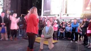 Times Square Proposal Fail [upl. by Elizabeth]