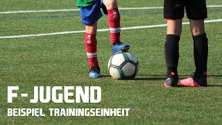 FJugend  Spiel in die Tiefe  Fußballübungen für Trainer Kinderfußball [upl. by Maupin969]