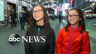 Identical Twins Reunited on GMA Explore NYC Together [upl. by Ahsinrev679]