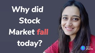 Why Stock Market Crashed today  Why did stock market fall today shorts [upl. by Ciryl]