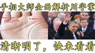 手相大师全面解析川字掌，清晰明了，身边川字掌的人都可以看看 [upl. by Swanhilda607]