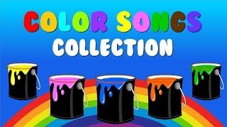 quotColor Songs Collection Vol 1quot  Learn Colors Sing Colors Nursery Rhymes [upl. by Ynoyrb]