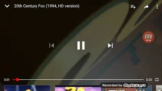 20th Century Fox Alvin and the Chipmunks with 1994 fanfare [upl. by Anihc]