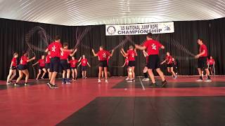 USA Jump Rope All Star Team  Nationals 2018 Performance [upl. by Engapmahc]