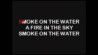 Deep Purple  Smoke On The Water  KaraokeTubeBox [upl. by Ahsinid]