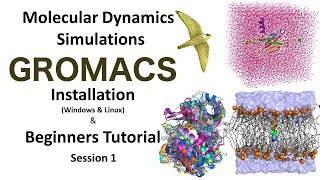 Molecular Dynamics Simulation  Gromacs Installation WinampLinux BeginnerTutorial  Bioinformatics [upl. by Nikola]