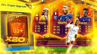 FIFA 22 20 x Guaranteed 85 Triple Upgrade Packs [upl. by Teteak]