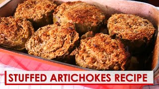 Stuffed Artichokes Recipe [upl. by Airotciv653]