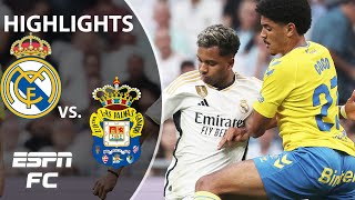 Real Madrid vs Las Palmas  LALIGA Highlights  ESPN FC [upl. by Benjamen]